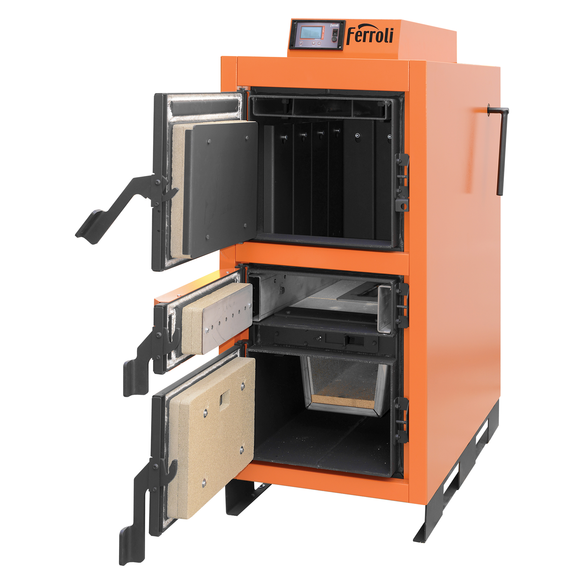 Cazan combustibil lemn cu gazeificare CGF PRO 40 - imagine 3